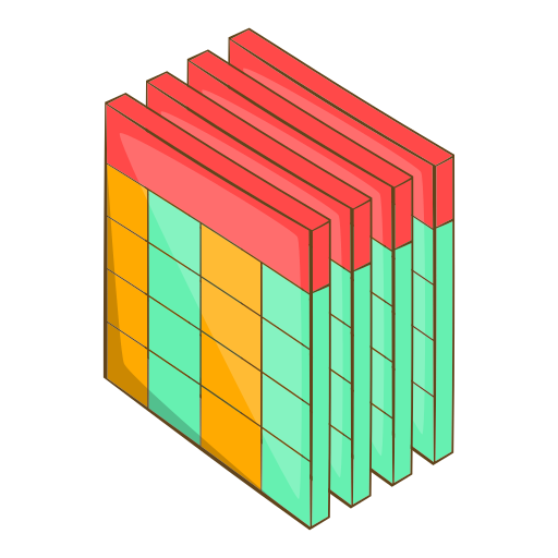 Database Generic color lineal-color icon