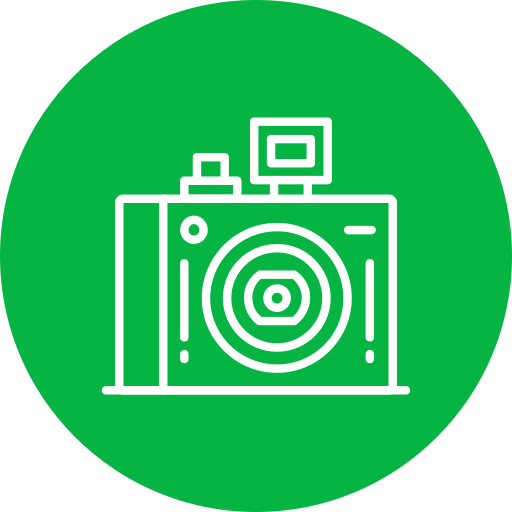 Compact camera Generic color fill icon