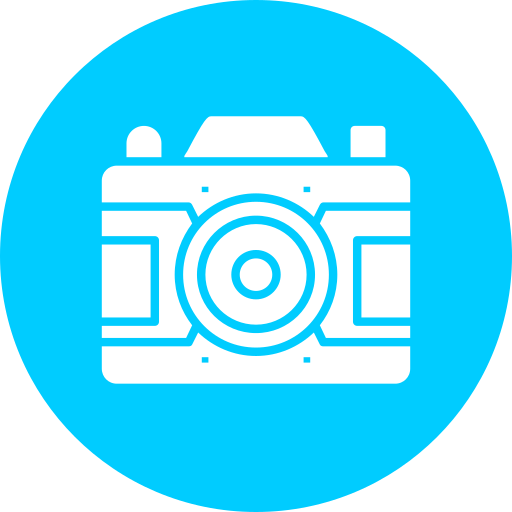 cámara réflex digital Generic color fill icono