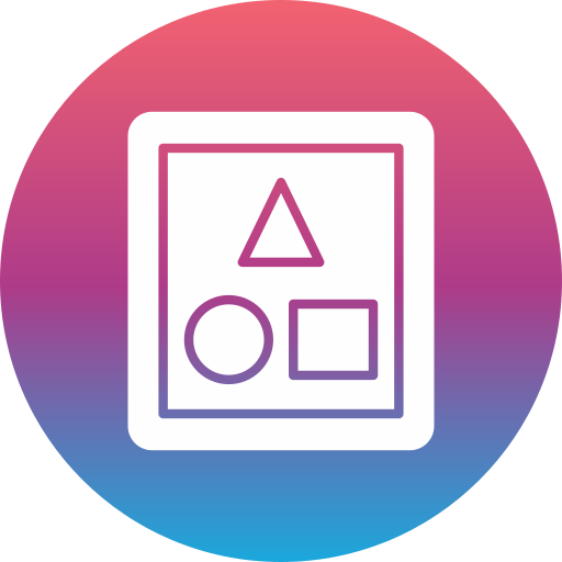 form Generic gradient fill icon