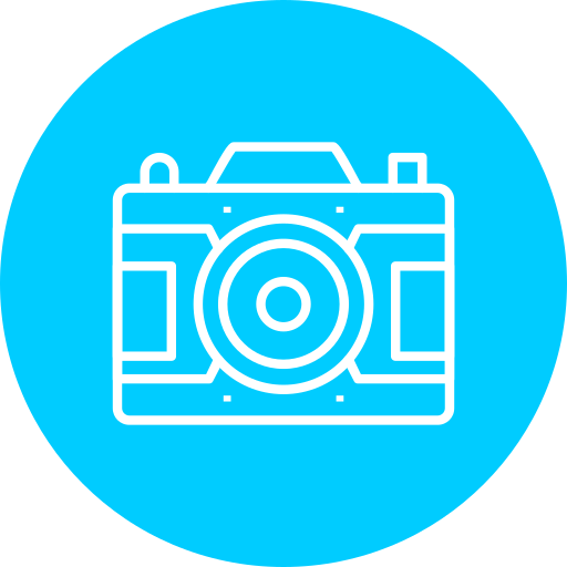 デジタル一眼レフカメラ Generic color fill icon