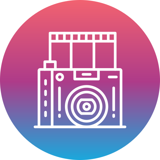 Film camera Generic gradient fill icon
