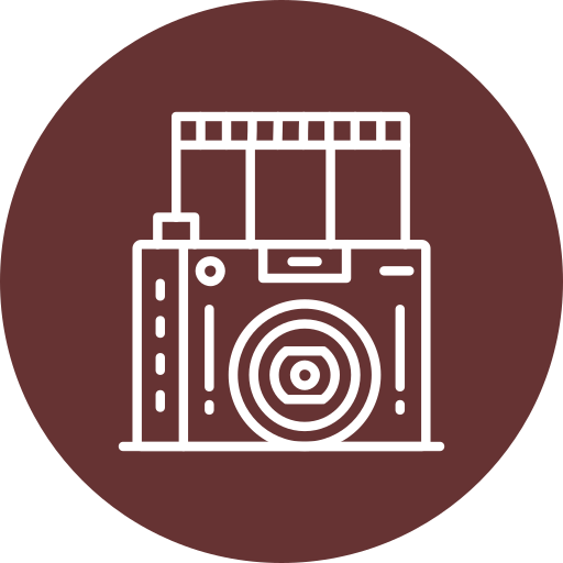 Film camera Generic color fill icon