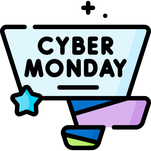 cyber-maandag Special Lineal color icoon