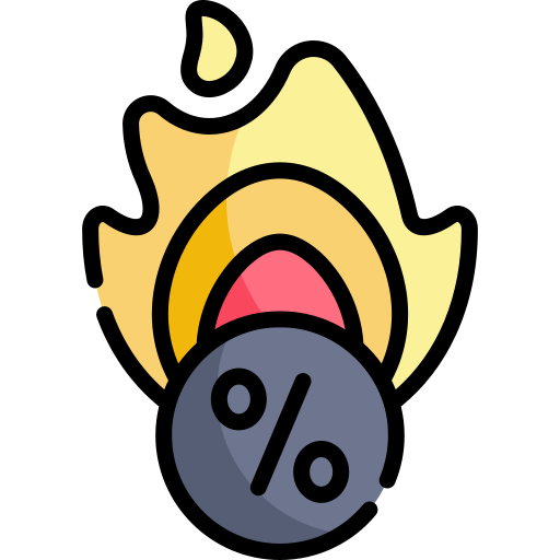 할인 Kawaii Lineal color icon