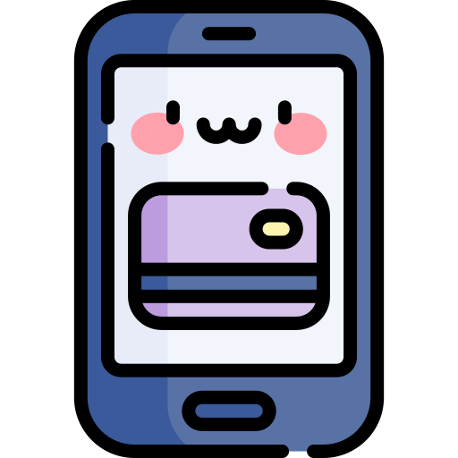 Online payment Kawaii Lineal color icon