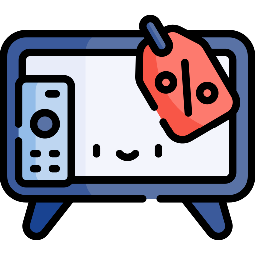 Television Kawaii Lineal color icon
