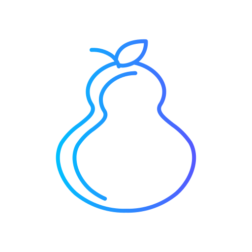 Pear Generic gradient outline icon