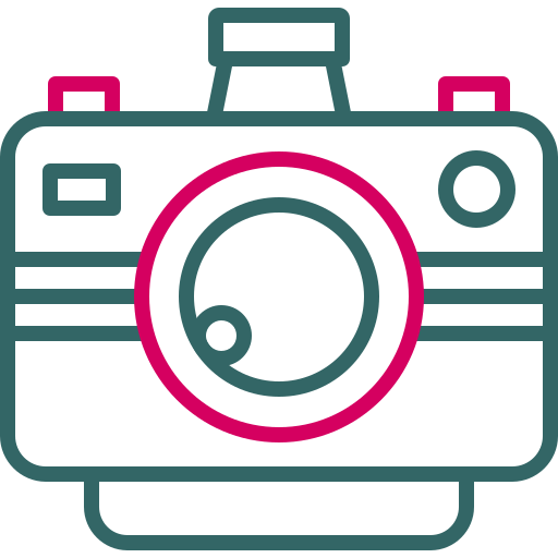 przednia kamera Generic color outline ikona