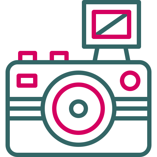 Lomography Generic color outline icon
