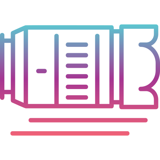 lentille Generic gradient outline Icône