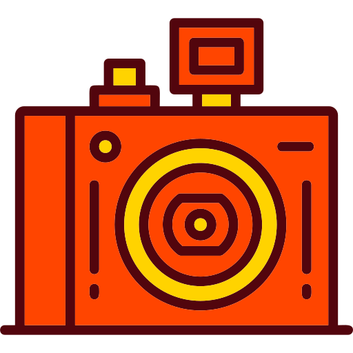 컴팩트 카메라 Generic color lineal-color icon