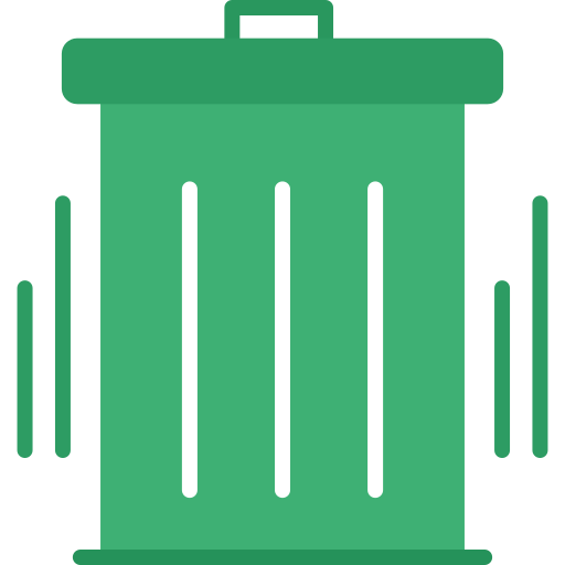 papelera de reciclaje Generic color fill icono
