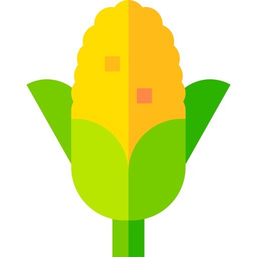 옥수수 Basic Straight Flat icon