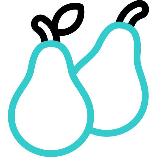 梨 Basic Accent Outline icon