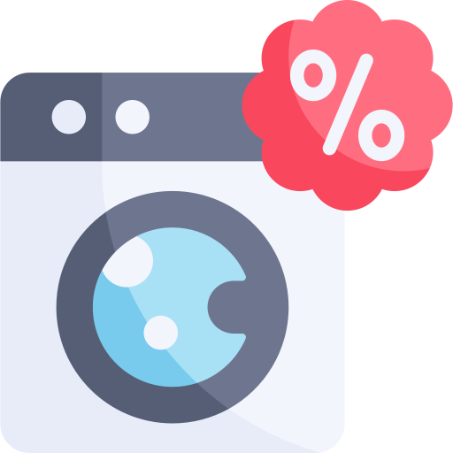 Washing machine Kawaii Flat icon