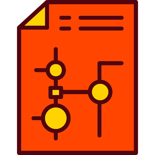 nodos Generic color lineal-color icono