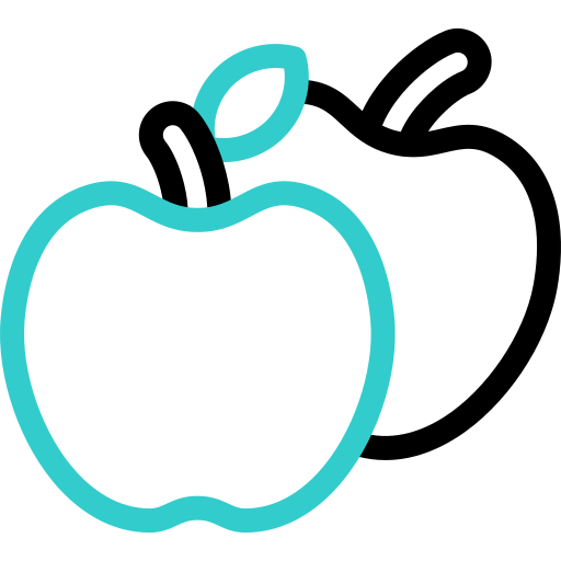 りんご Basic Accent Outline icon