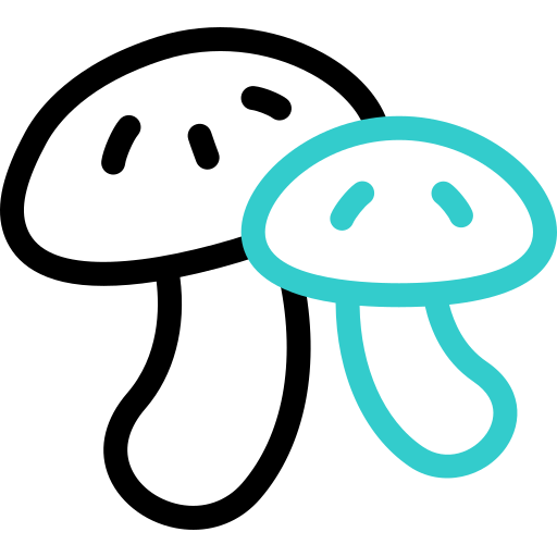 버섯 Basic Accent Outline icon