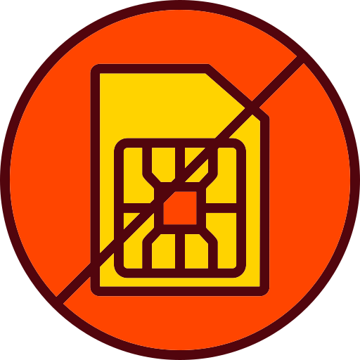 No sim card Generic color lineal-color icon