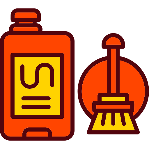 narzędzia do czyszczenia Generic color lineal-color ikona