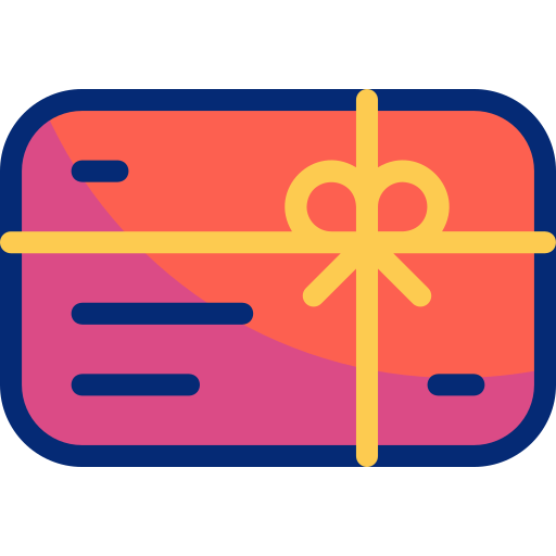 tarjeta de regalo Basic Accent Lineal Color icono