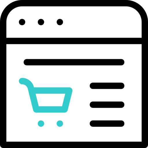 Online shopping Basic Accent Outline icon