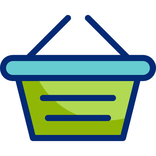 cesta de la compra Basic Accent Lineal Color icono