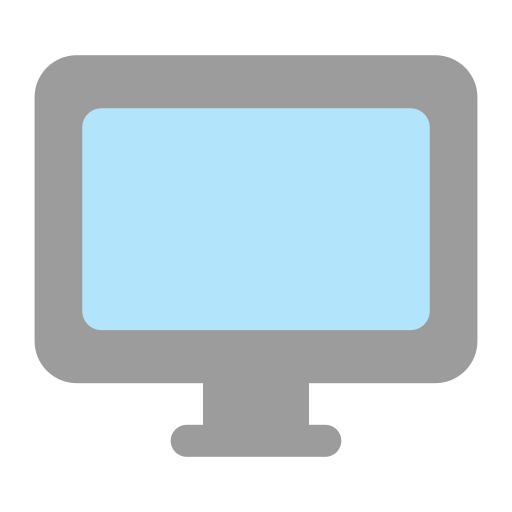 Monitor Generic color fill icon