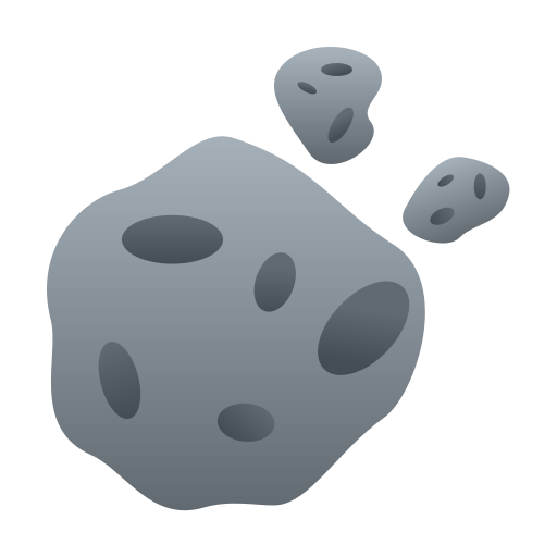 Asteroid Generic gradient fill icon