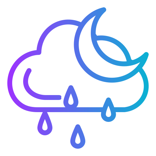 Rain Generic gradient outline icon
