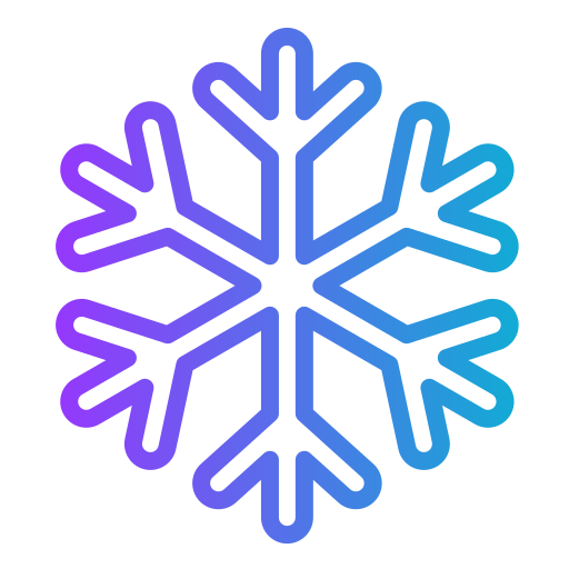 fiocco di neve Generic gradient outline icona
