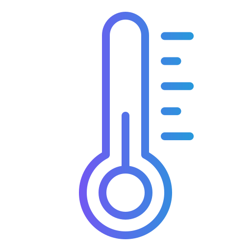 thermomètre Generic gradient outline Icône