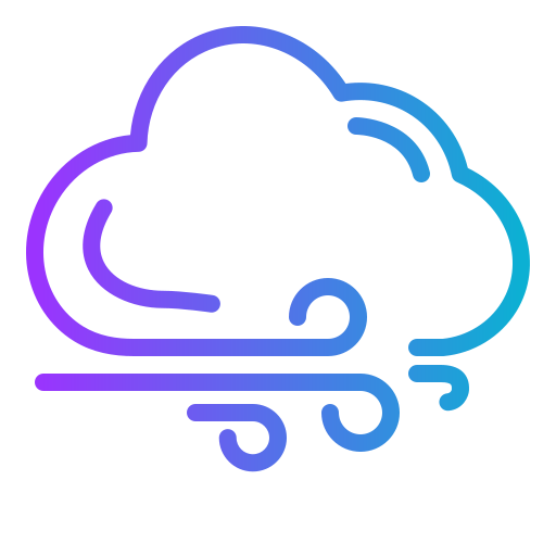 nube Generic gradient outline icono