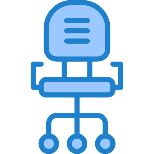 Chair srip Blue icon