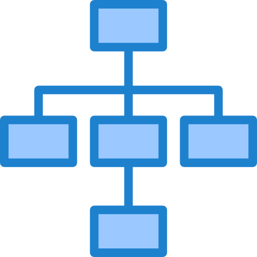diagram srip Blue icoon