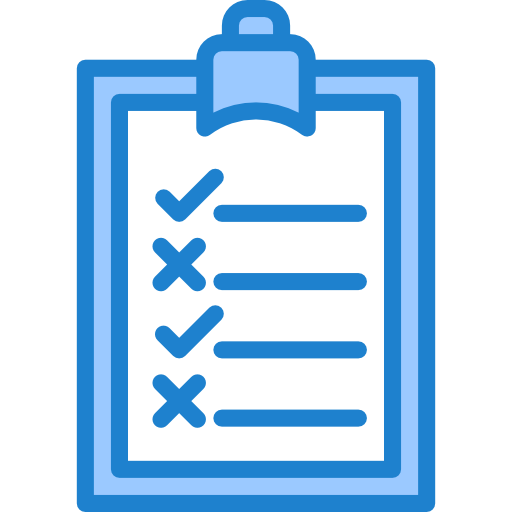checkliste srip Blue icon