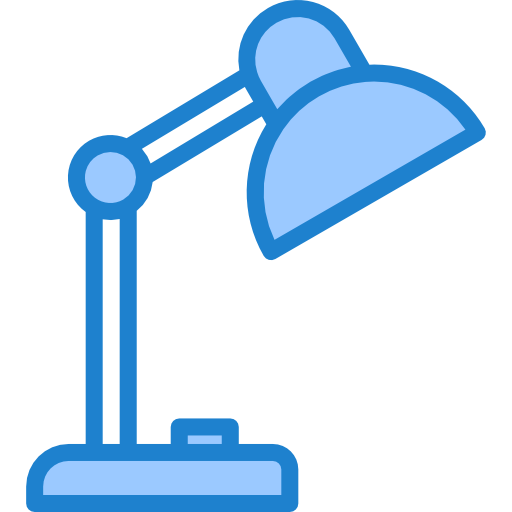 Desk lamp srip Blue icon