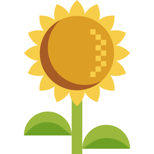 słonecznik PongsakornRed Flat ikona