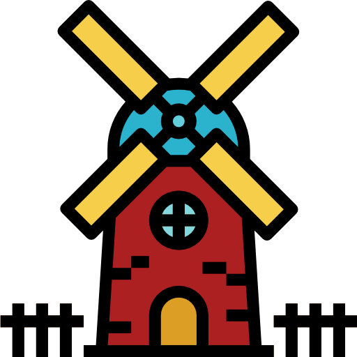Windmill PongsakornRed Lineal Color icon