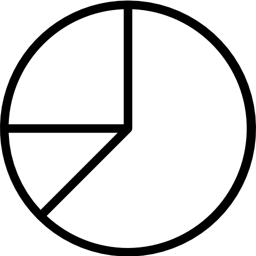 kuchendiagramm srip Lineal icon