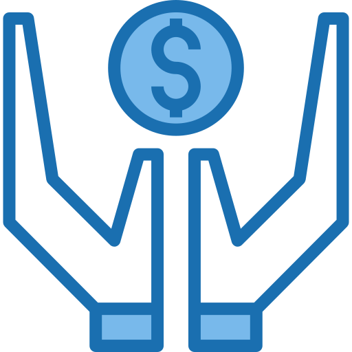 Earn money Phatplus Blue icon