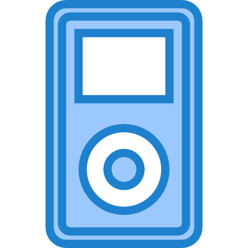 Music player srip Blue icon