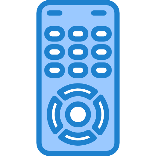 Remote control srip Blue icon