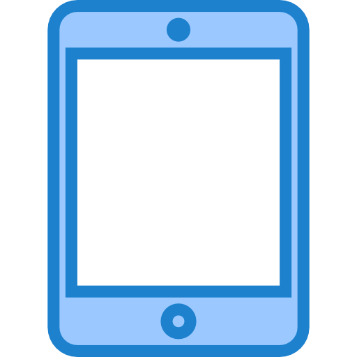 Tablet srip Blue icon