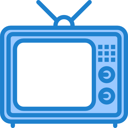 televisione srip Blue icona