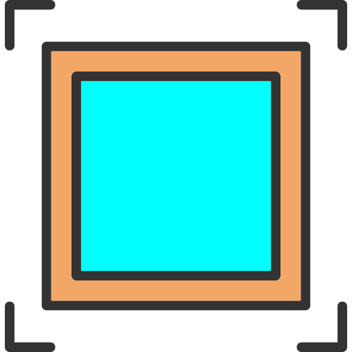 quadrado Generic color lineal-color Ícone