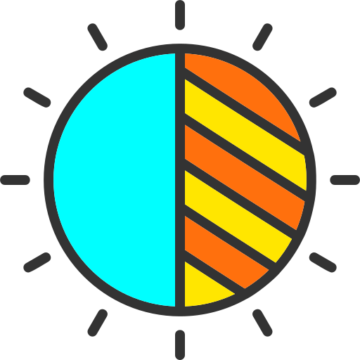 Contrast Generic color lineal-color icon