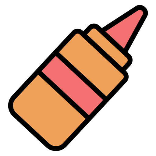 ソースボトル Generic color lineal-color icon