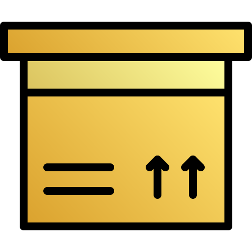 skrzynka Generic gradient lineal-color ikona